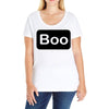 boo, Ladies Curvy T-Shirt