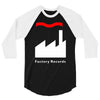 factory records   retro record label   mens music 3/4 Sleeve Shirt