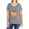 my cat is on the internet Ladies Curvy T-Shirt