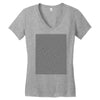 optical illusion skull, ideal gift or birthday present. Women's V-Neck T-Shirt