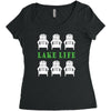 lake life Women's Triblend Scoop T-shirt