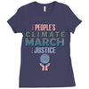 people's climate march for justice 2017 Ladies Fitted T-Shirt