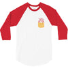 Heart Pocket 3/4 Sleeve Shirt