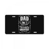 dad number one world's greatest License Plate