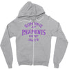 someone left paw prints on my heart Zipper Hoodie