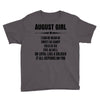 Super August Girl Youth Tee