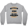 Super Cool Son Of A Freaking Awesome Dad Crewneck Sweatshirt