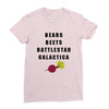 bears beets battlestar galactica Ladies Fitted T-Shirt