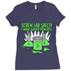 screw lab safety i want super powers Ladies Fitted T-Shirt