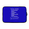 i dont give a shit about the environment politics the homeless Laptop sleeve