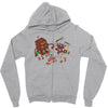 bar fight Zipper Hoodie