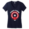 patriotic plumbing Women's V-Neck T-Shirt