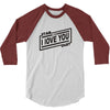 i love you stardust 3/4 Sleeve Shirt