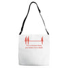 for a moment there you bored me to death Adjustable Strap Totes