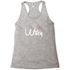 Wifey white Racerback Tank