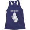 read between the lines Racerback Tank