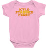 kylo stabbed first Baby Onesie