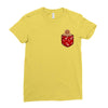 christmas cookie pocket Ladies Fitted T-Shirt