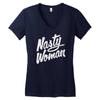 nasty woman (2) Women's V-Neck T-Shirt