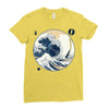 the great wave off sound Ladies Fitted T-Shirt
