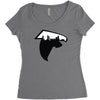 atlanta skyline falcons logo Women's Triblend Scoop T-shirt