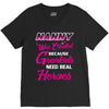 nanny was created because grandkids t shirt V-Neck Tee