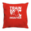 silver edition train insaiyan dragonball z insane bodybuilding goku Throw Pillow