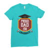 proud dad of a 2018 graduate Ladies Fitted T-Shirt