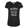 the black hole Maternity Scoop Neck T-shirt