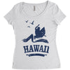 hawaii Women's Triblend Scoop T-shirt