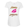 happy halloween new Maternity Scoop Neck T-shirt