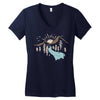 shine Women's V-Neck T-Shirt