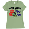 pick your poison Ladies Fitted T-Shirt