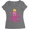 octopos Women's Triblend Scoop T-shirt
