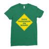 dark passenger on board Ladies Fitted T-Shirt