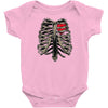ribcage and heart Baby Onesie