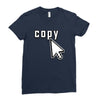 Copy Paste Matching Ladies Fitted T-Shirt