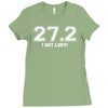 27 i got lost Ladies Fitted T-Shirt