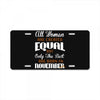 all women are created equal but only the best are born in november License Plate