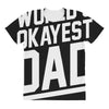 world's okayest dad funny All Over Women's T-shirt