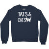 tats &amp; cats Crewneck Sweatshirt