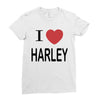 i love harley Ladies Fitted T-Shirt