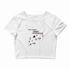 I'm A Goner (f104) Crop Top