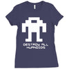berzerk robot Ladies Fitted T-Shirt