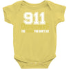 911 dispatcher heroes Baby Bodysuit