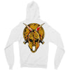 skull spartan Zipper Hoodie