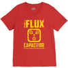 back to the future inspired flux capacitor delorean movie V-Neck Tee