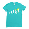 goku evolution Ladies Fitted T-Shirt