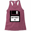 Don't Forget Me Disk Racerback Tank