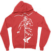 undefeated stencil football Zipper Hoodie